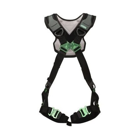 Msa Safety V-Flex Harness, Extra Small, Back D-Ring, Quick Connect Leg Straps 10195455